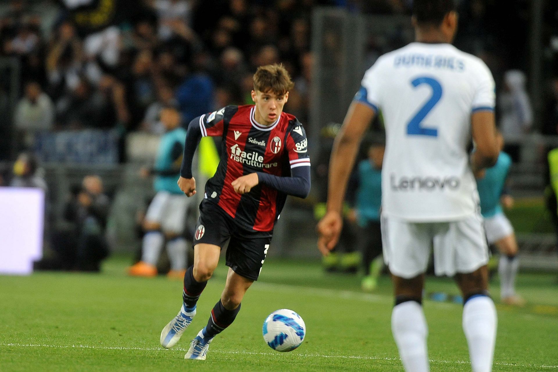 Aaron Hickey is admired by the Gunners